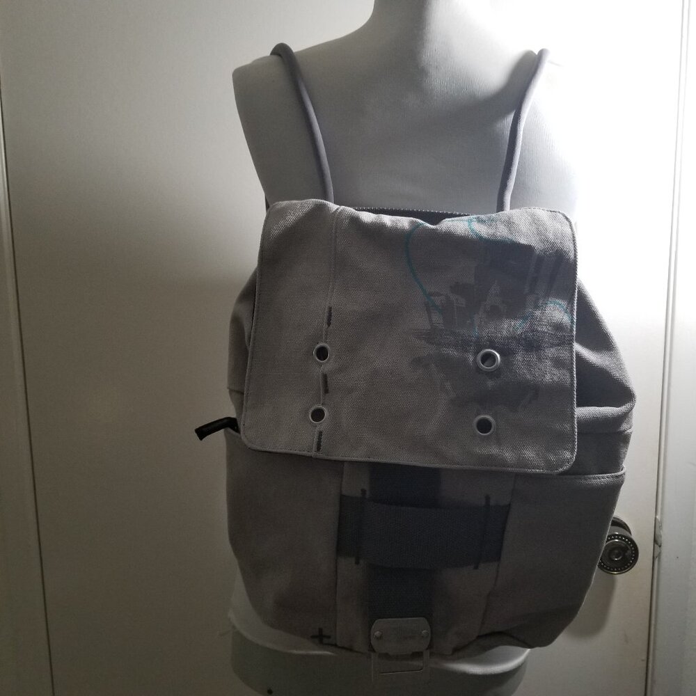 Case Logic Gray/Silver backpacks (2 total) with some blue design